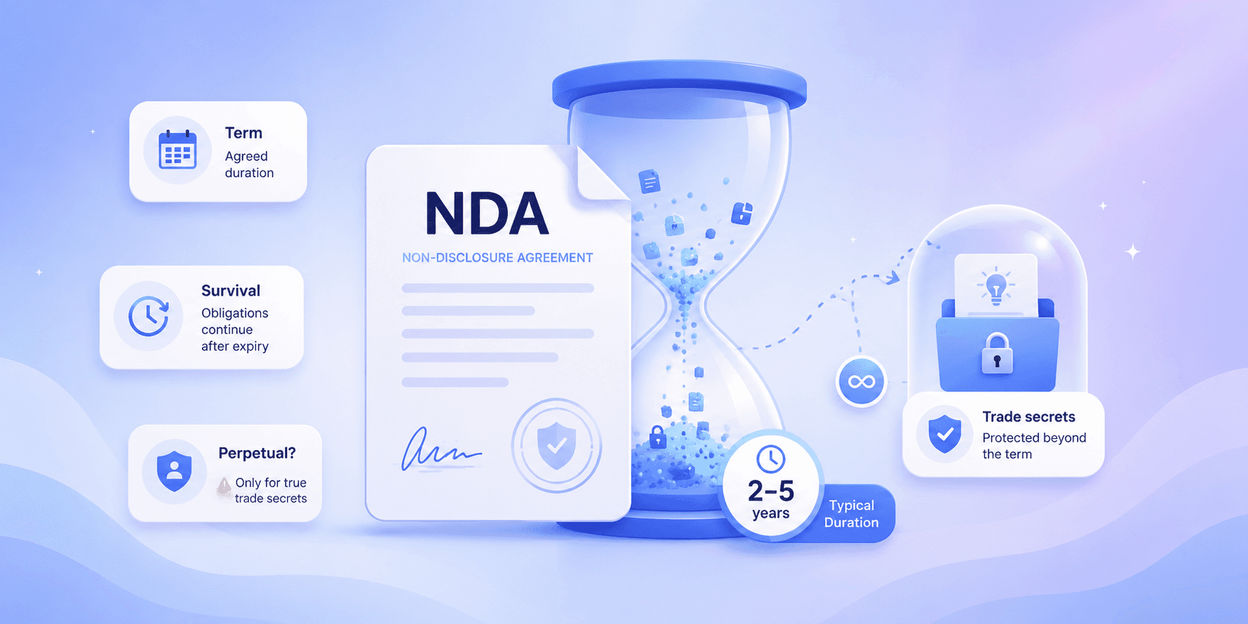 How long does an NDA last in the UK?